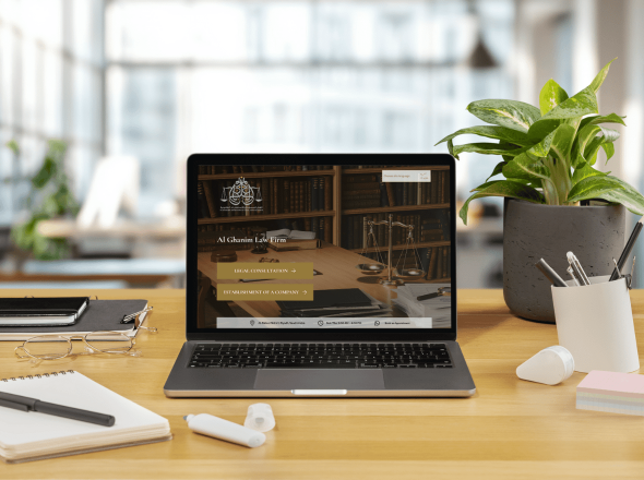 Multilingual Website for Alghanim Law Firm with Master Page