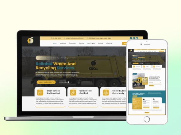 Smart Sustainability (PSD to WordPress)