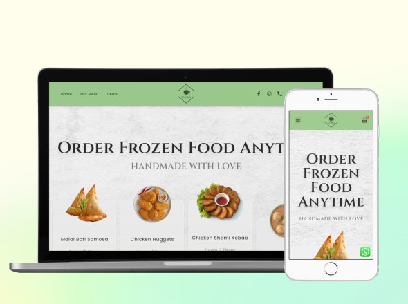 Homemade Food (E-commerce Website)