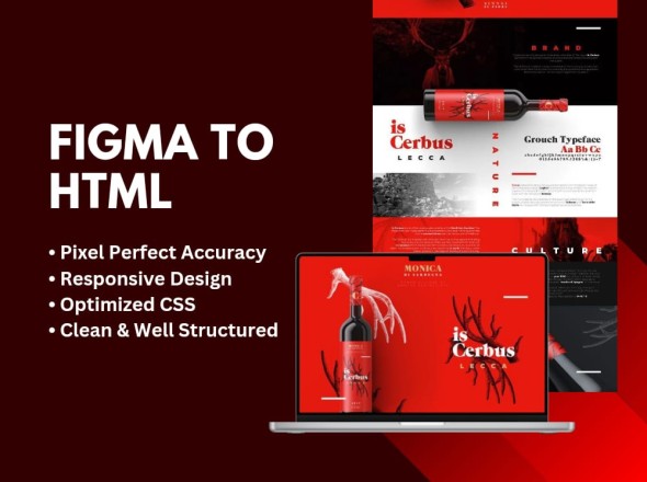 Figma to HTML | Responsive Web Design