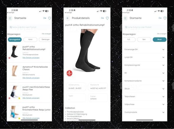 Custom Android and iOS app