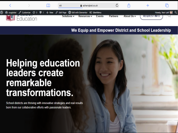 Responsive WordPress Website