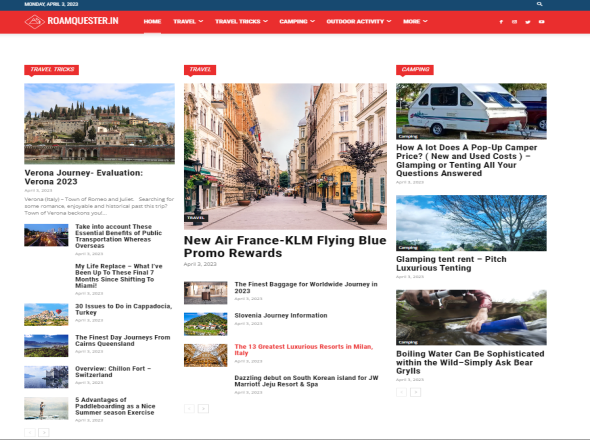 WordPress Blog Website