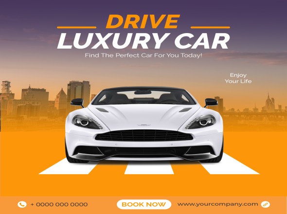 Automobile Marketing Poster