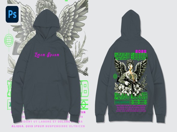 create unique, edgy, artsy design streetwear clothing