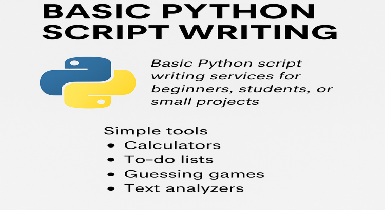 Basic python script writing